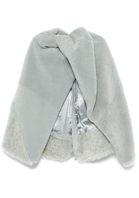 Pale blue Masto cape Rick owens - women RICK OWENS | Outerwear | RO02D3788LSHMTO36